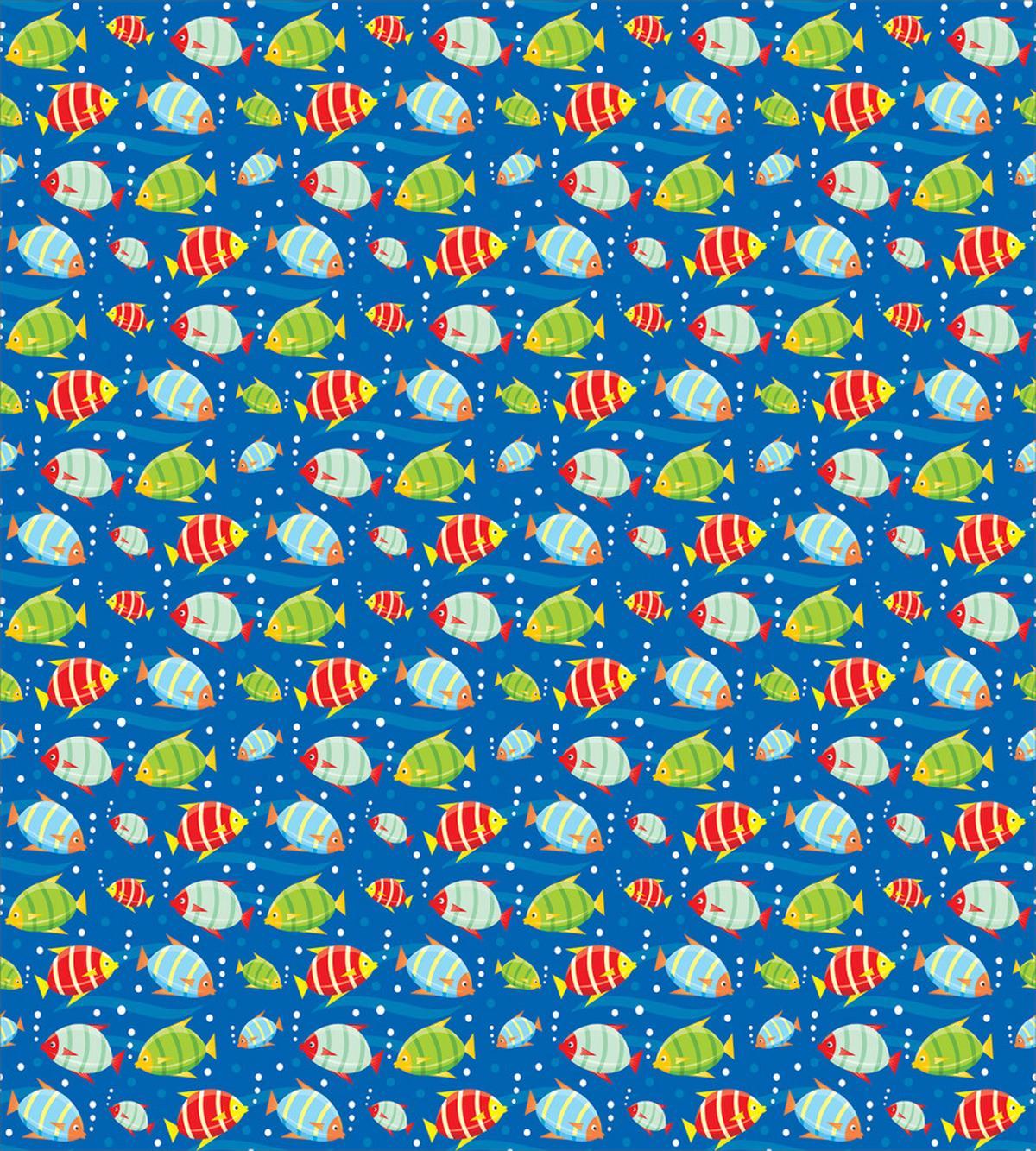 Colorful Striped Fishes — Pattern