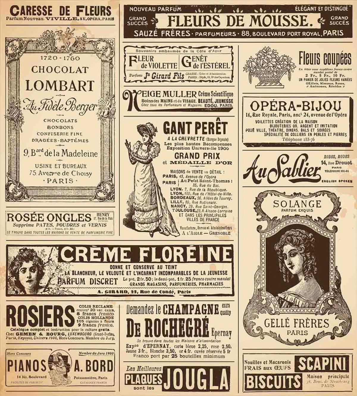 Historic French Journal — Pattern
