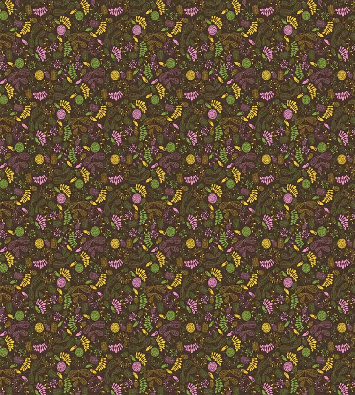Doodle Blooming Foliage — Pattern