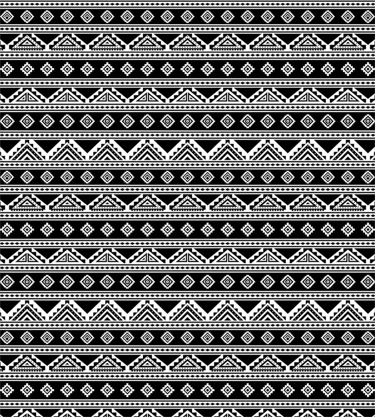Monochrome Aboriginal Motifs — Pattern