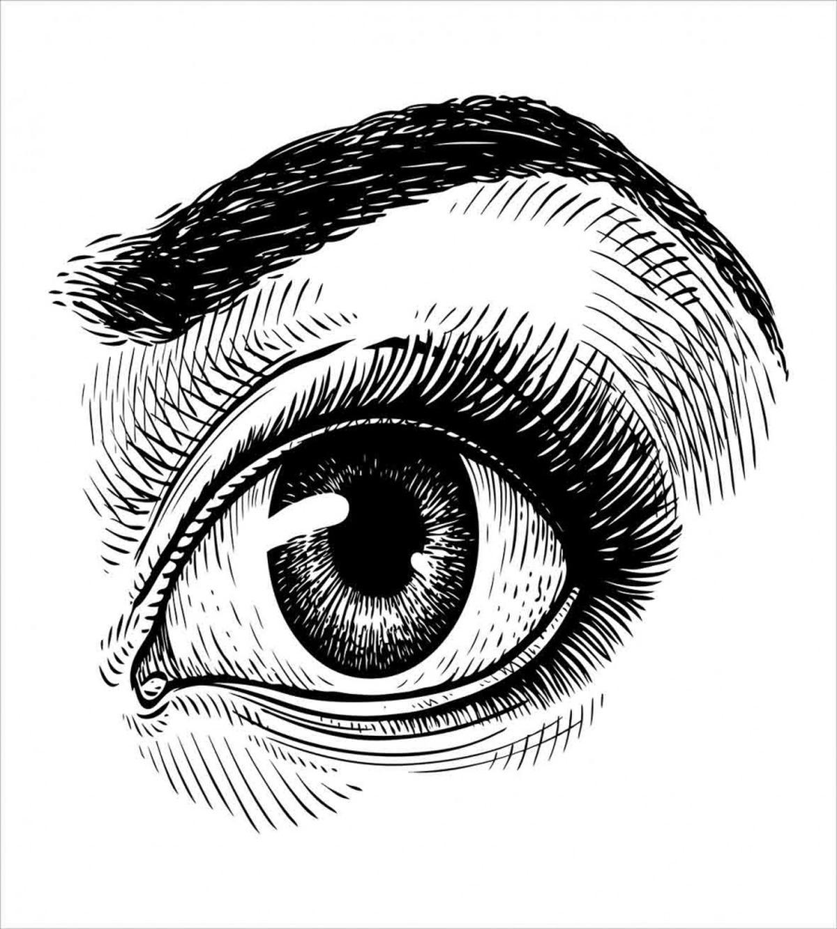 Female Eye Makeup — Pattern