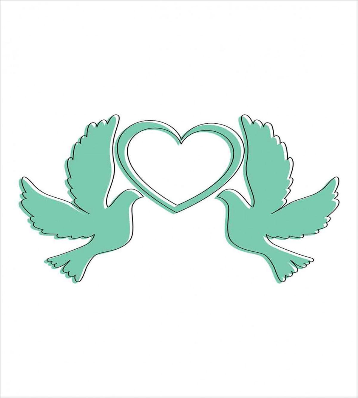Doves and a Heart — Pattern