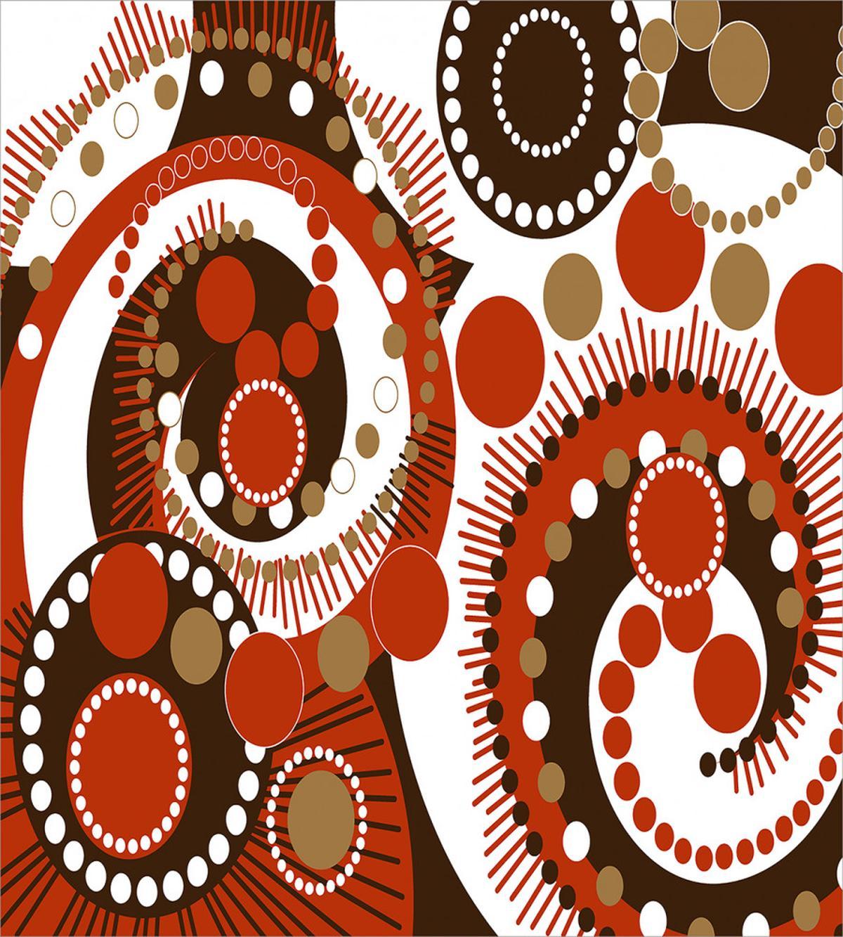 Spirals Dots Winter — Pattern