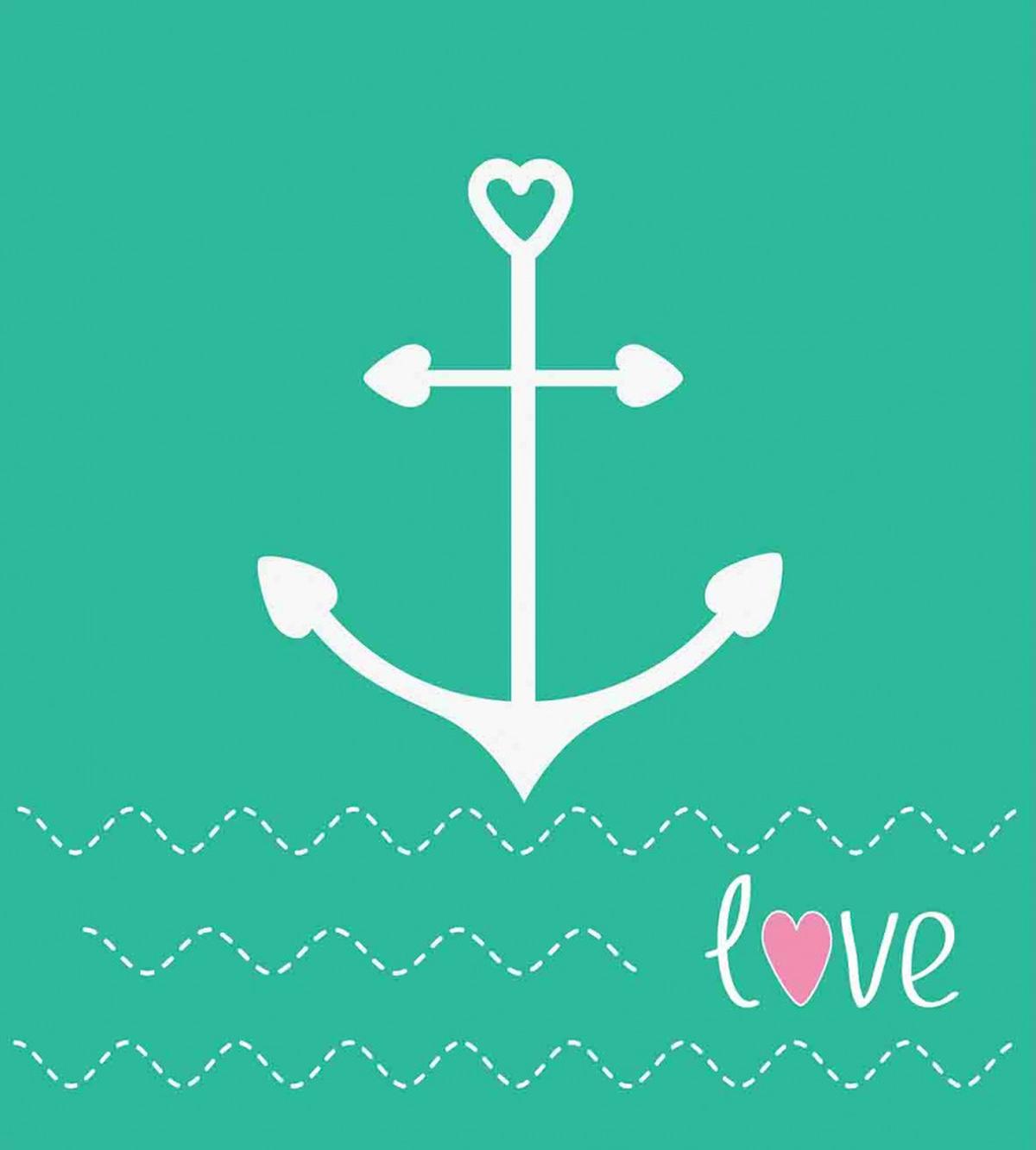Anchor Heart Shapes — Pattern