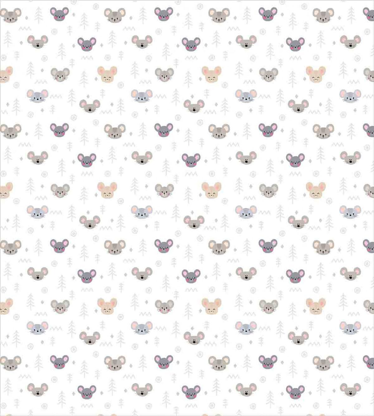 Cartoon Mice Heads — Pattern