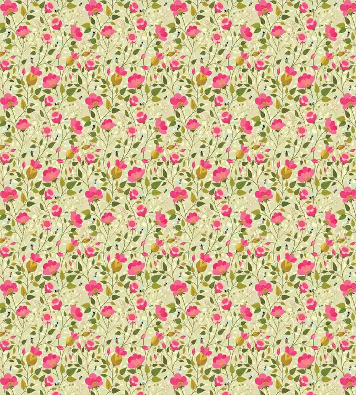 Vintage Briar Flowers Herb — Pattern