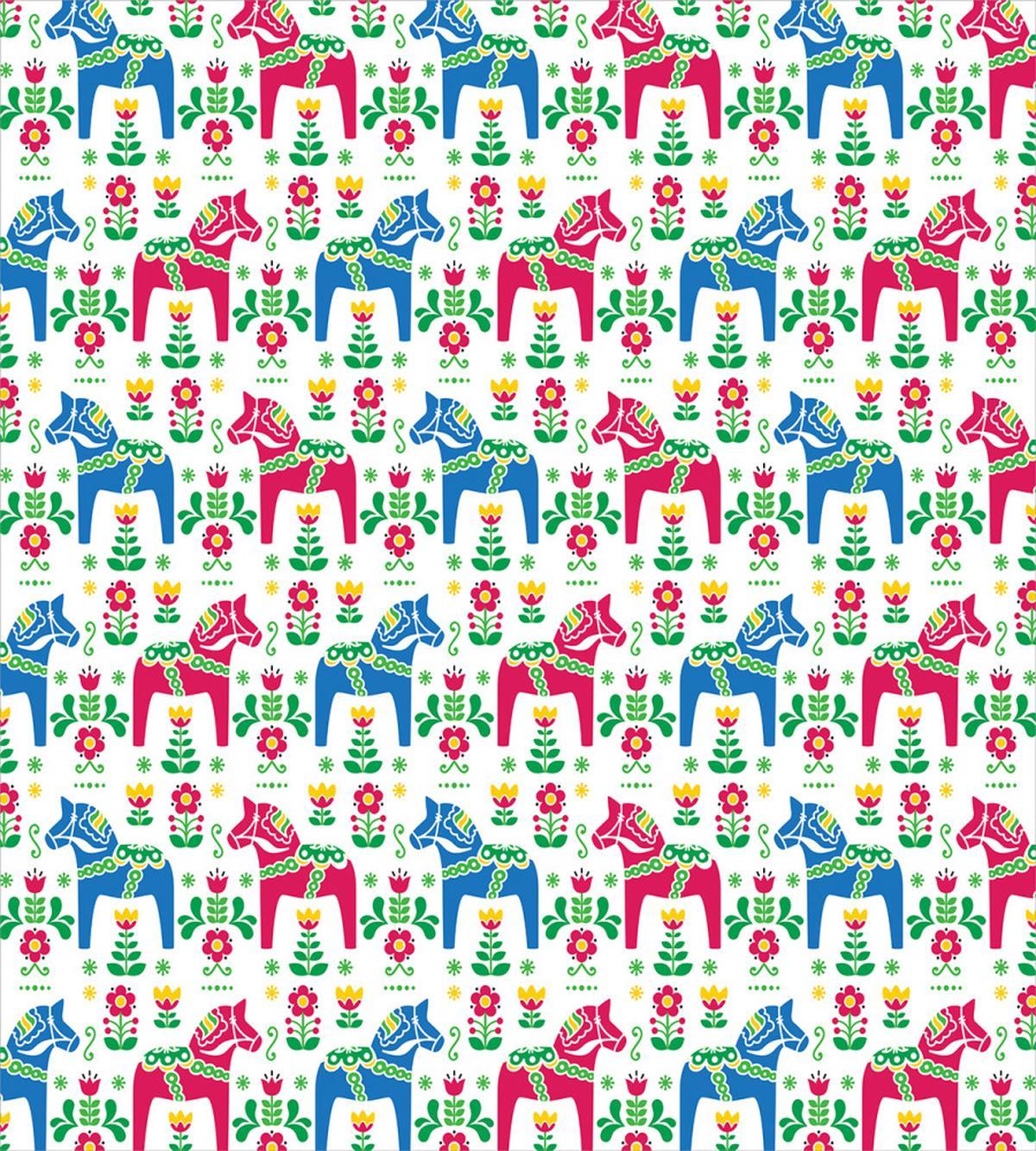 Dalecarlian Motif Floral — Pattern