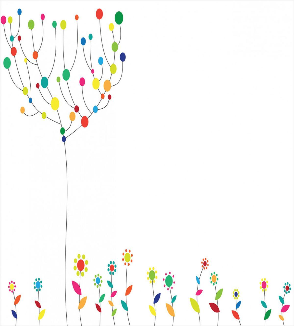 Tree Branch Spring Buds — Pattern