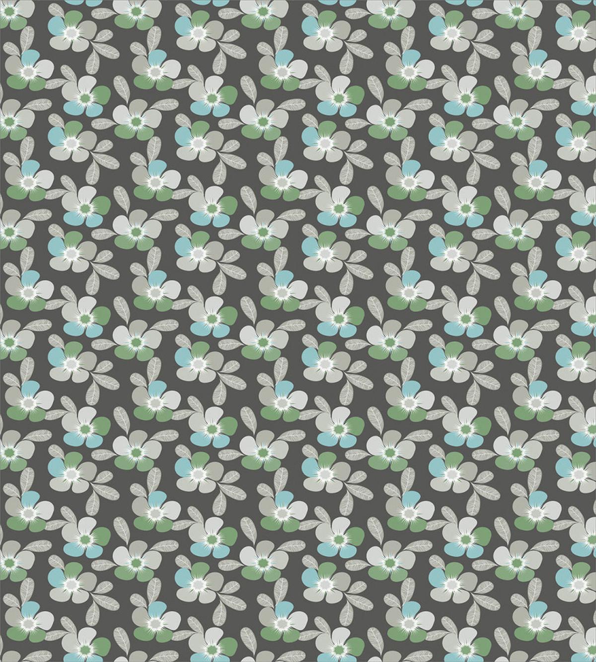 Abstract Flowers and Leaves — Pattern