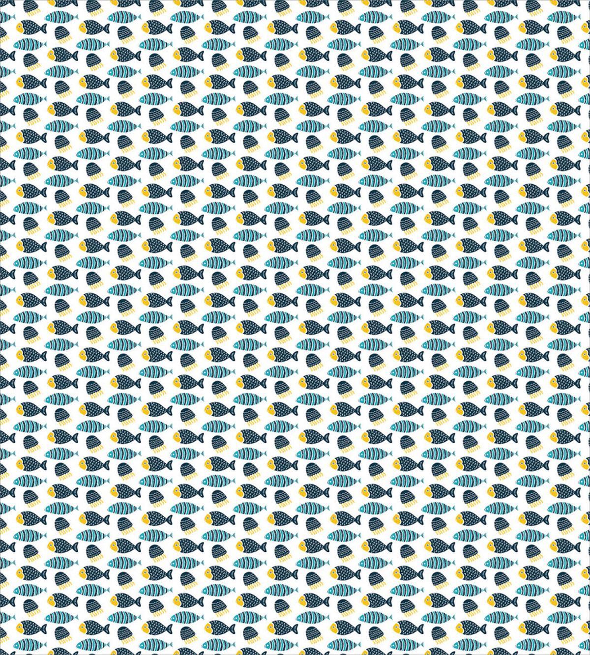 Nursery Fish and Jellyfish — Pattern