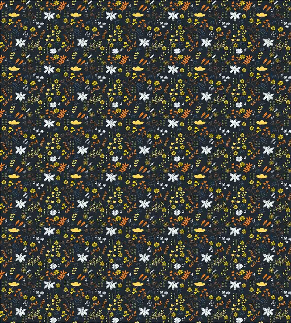 Childish Doodle Blossoms — Pattern