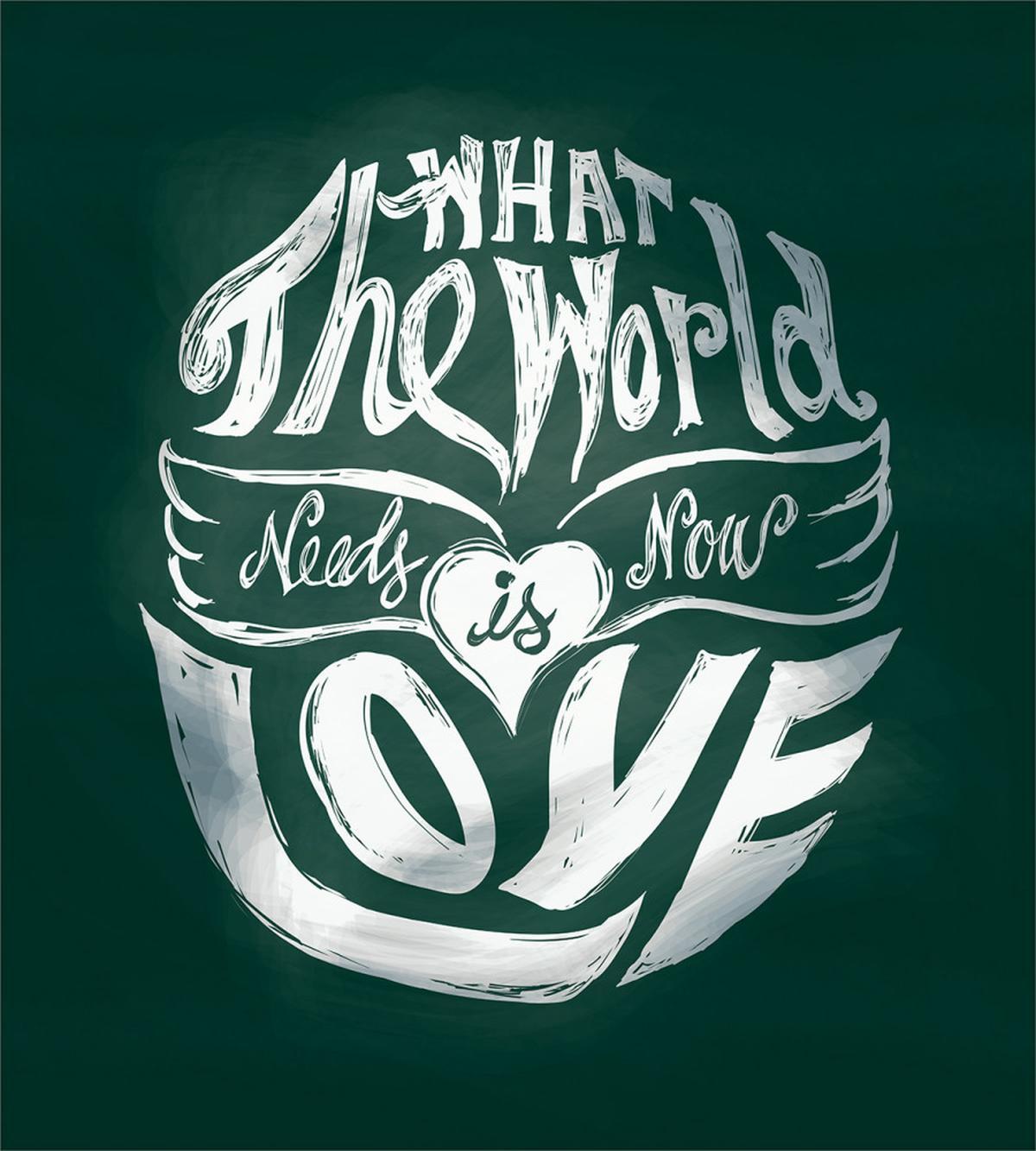 Grunge Art Words Circle — Pattern