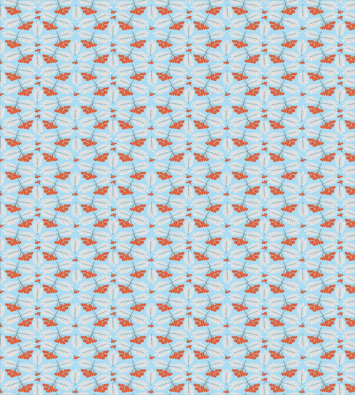 Winter Rowan Frost Leaf — Pattern