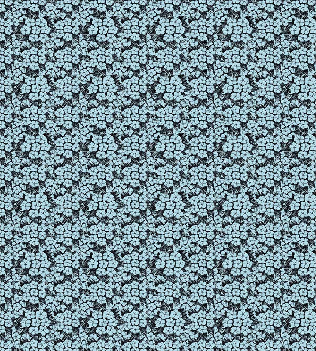 Top View Hydrangea Flowers — Pattern