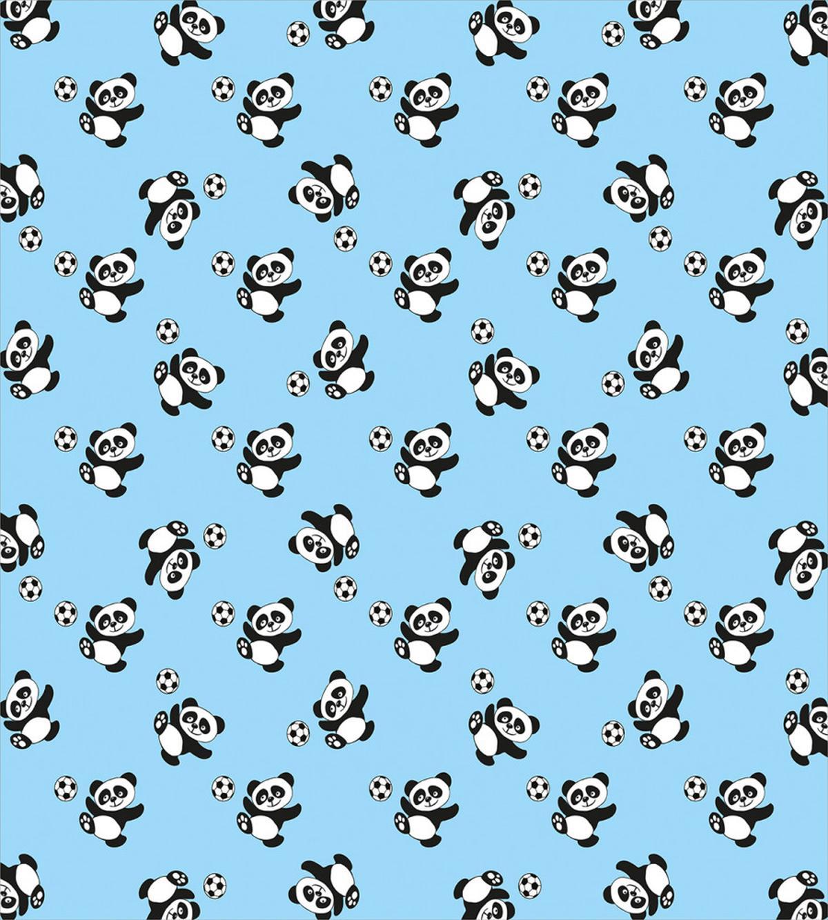 Panda Kicking Ball — Pattern