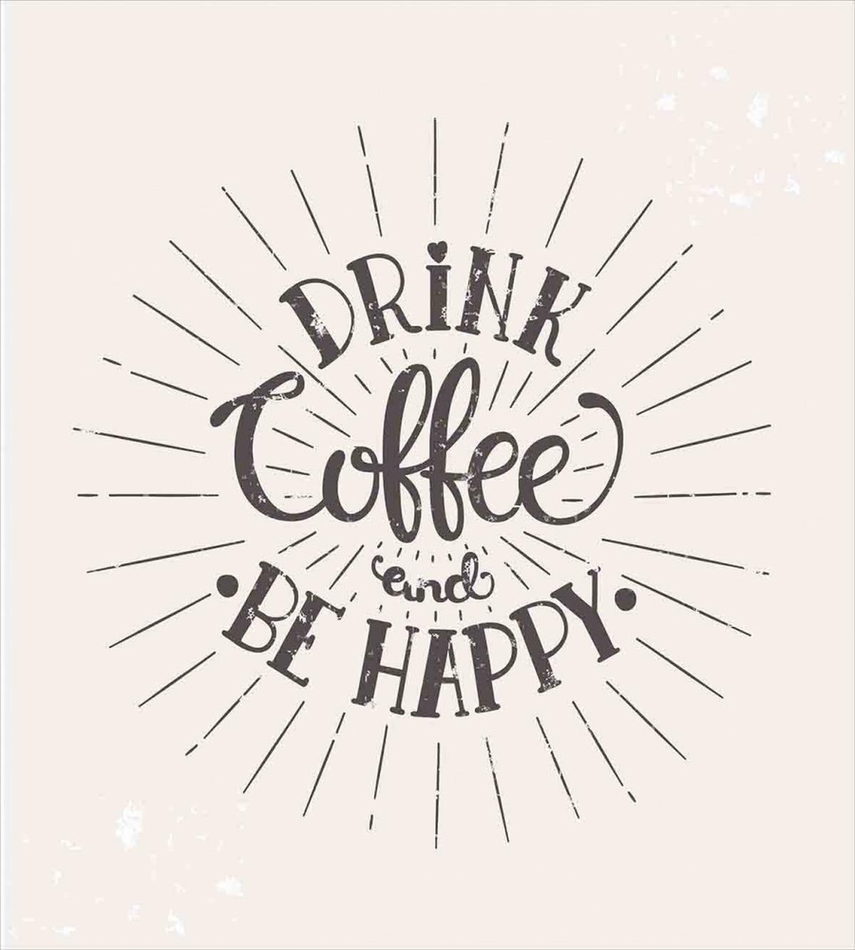 Coffee Words Grunge Effect — Pattern