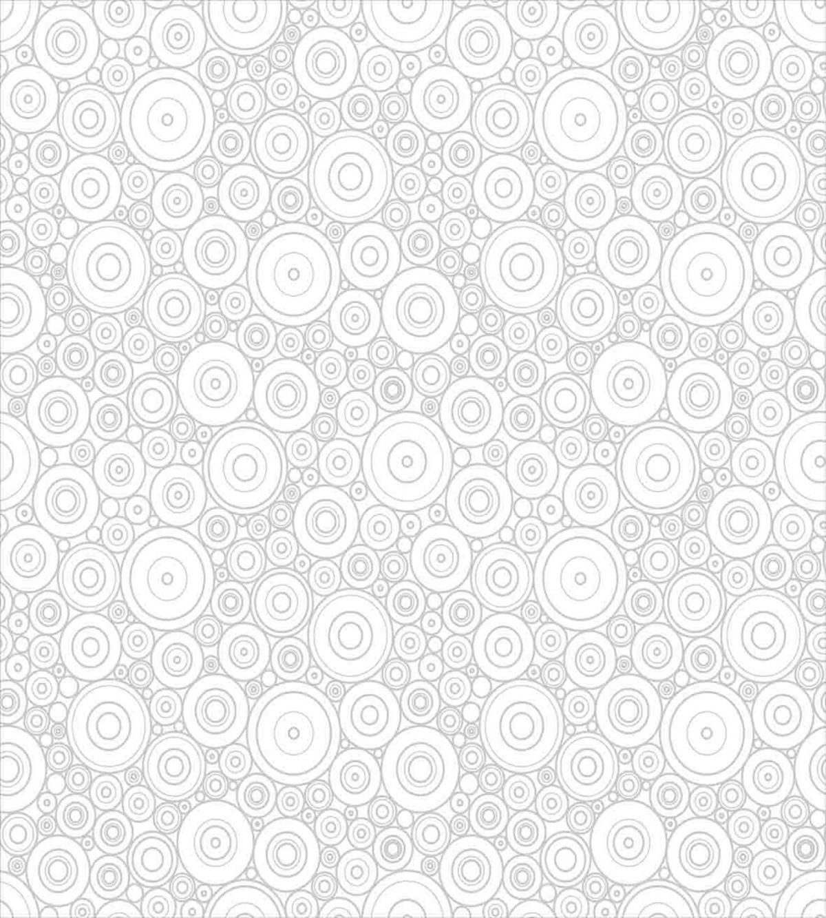 Geometric Circles Retro — Pattern