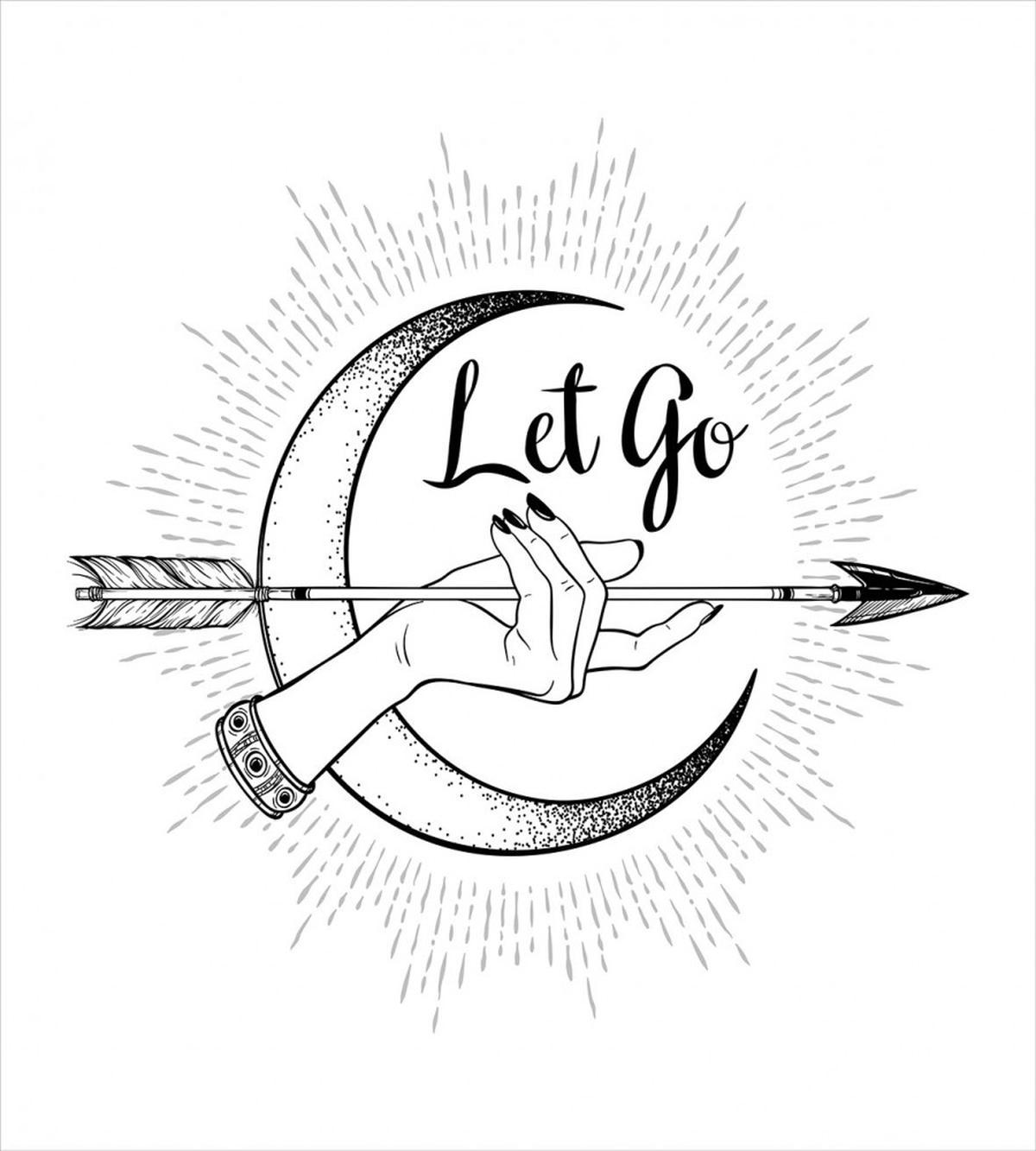 Bohemian Let Go Arrow — Pattern