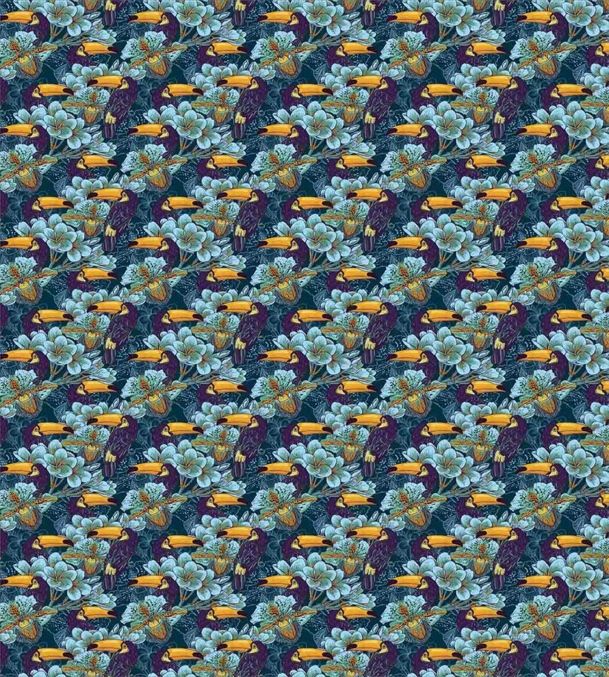 Keel-Billed Toucan Bird — Pattern