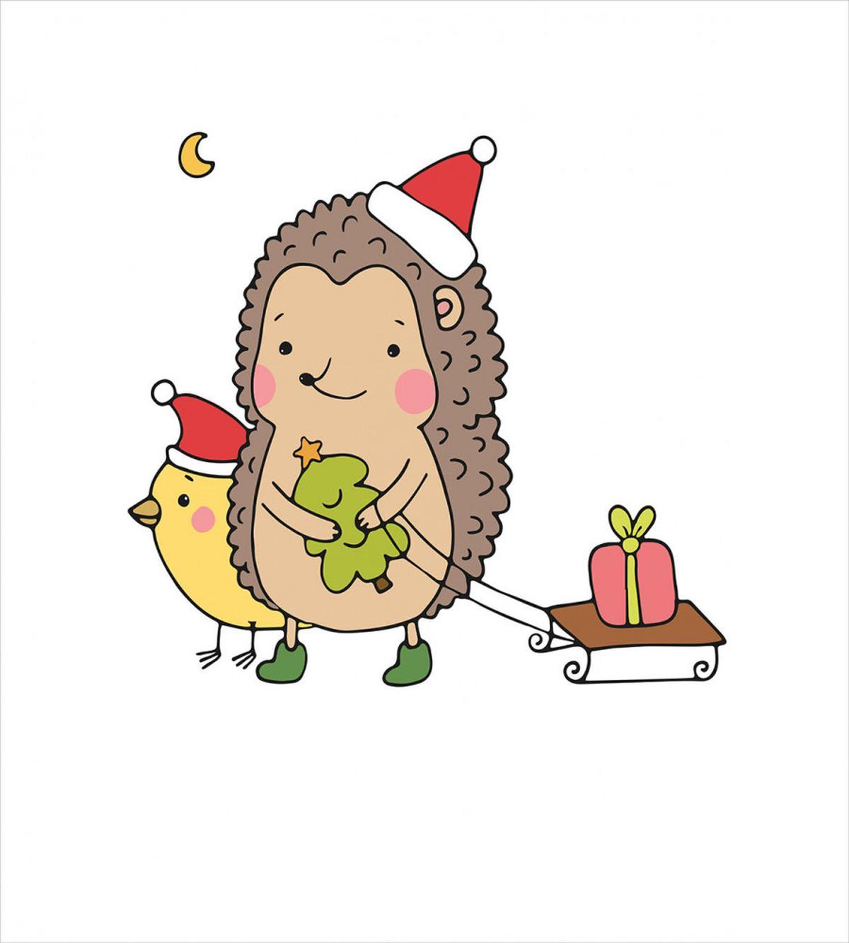 Cartoon Bird and Tree — Pattern