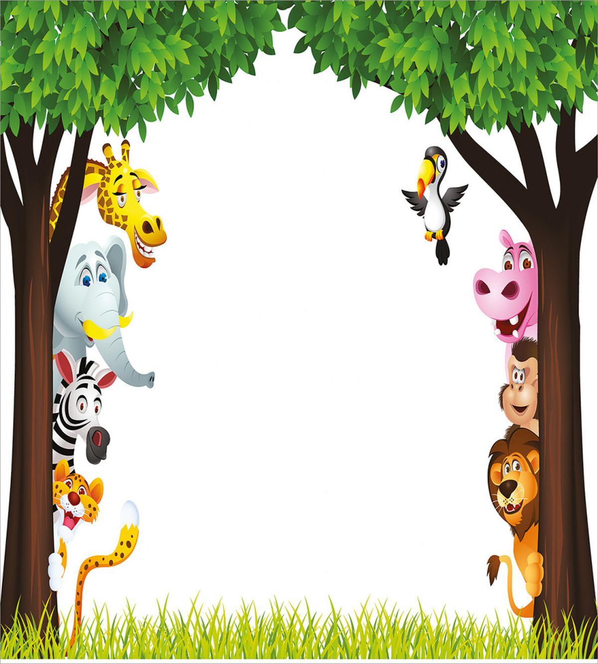 Trees Friendly Jungle — Pattern