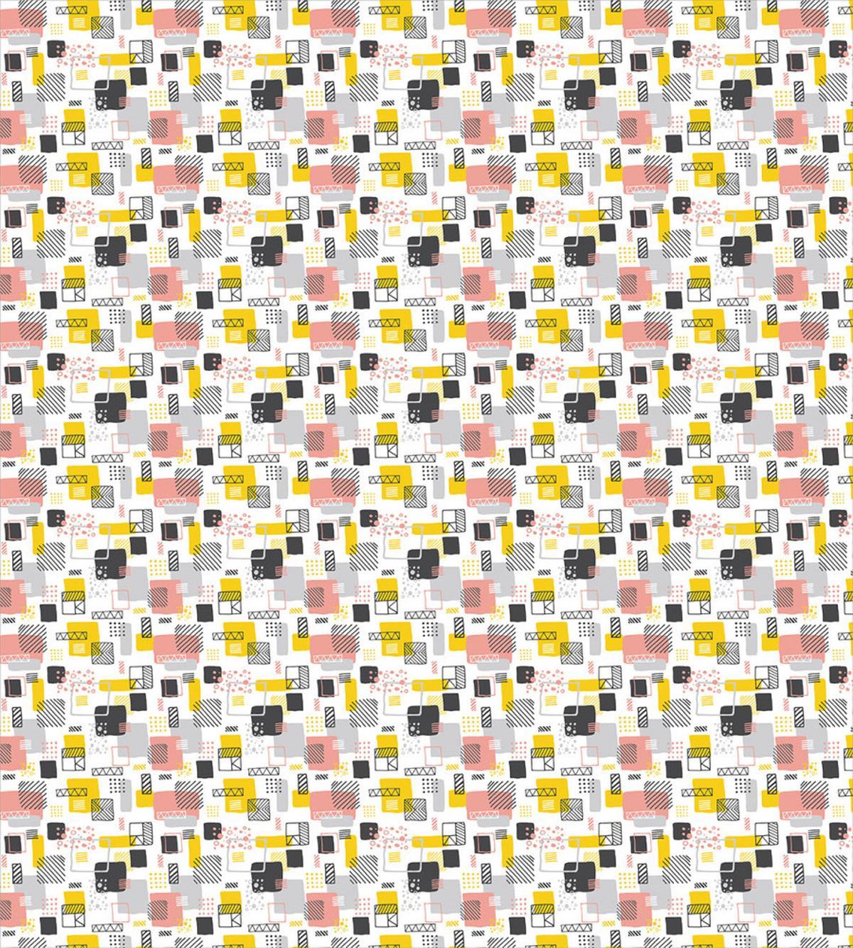 Scrapbook Geometric Squares — Pattern