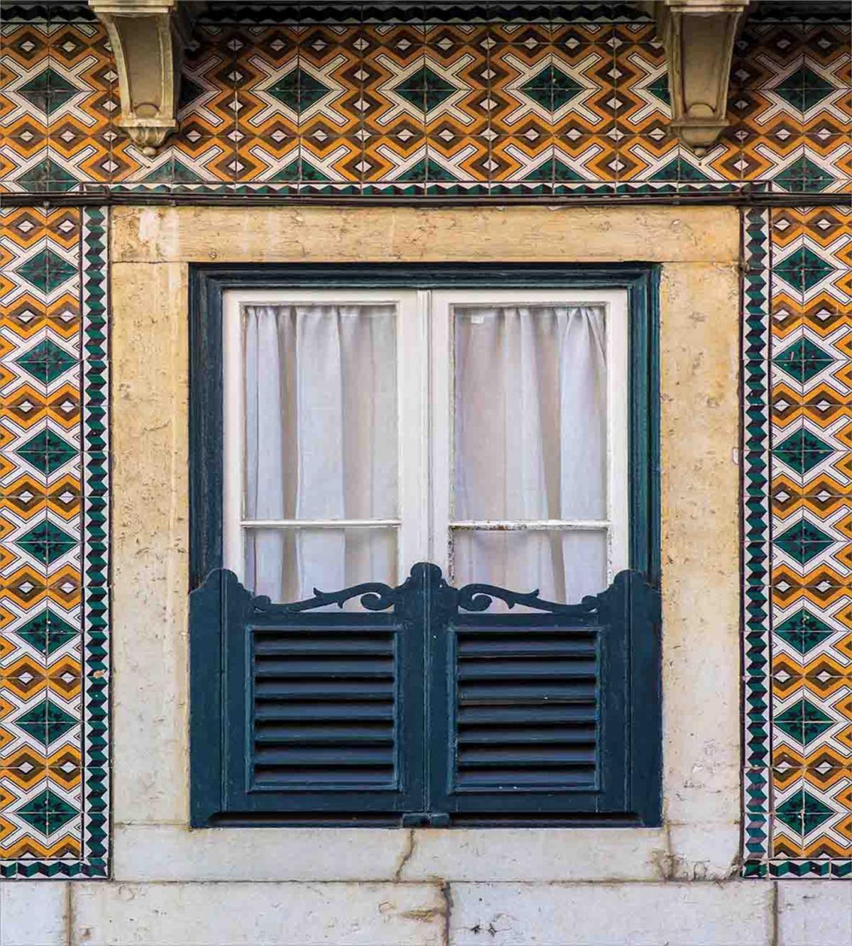 Vintage Window Rural — Pattern