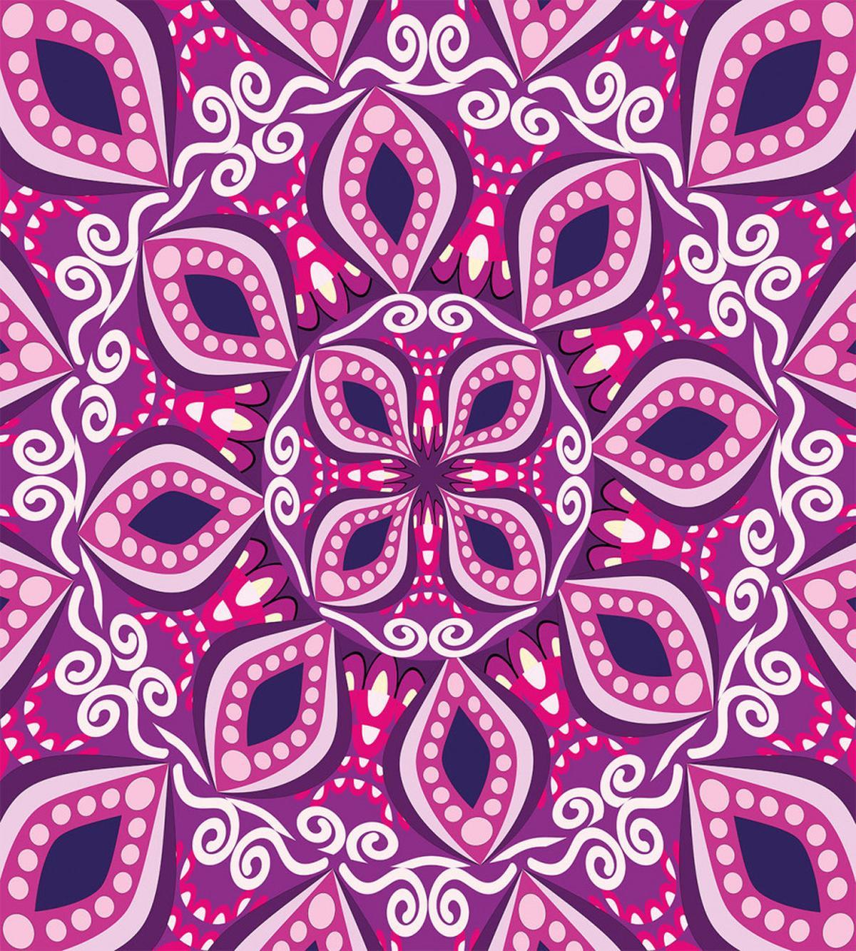 Lace Trippy Flowers Leaf — Pattern