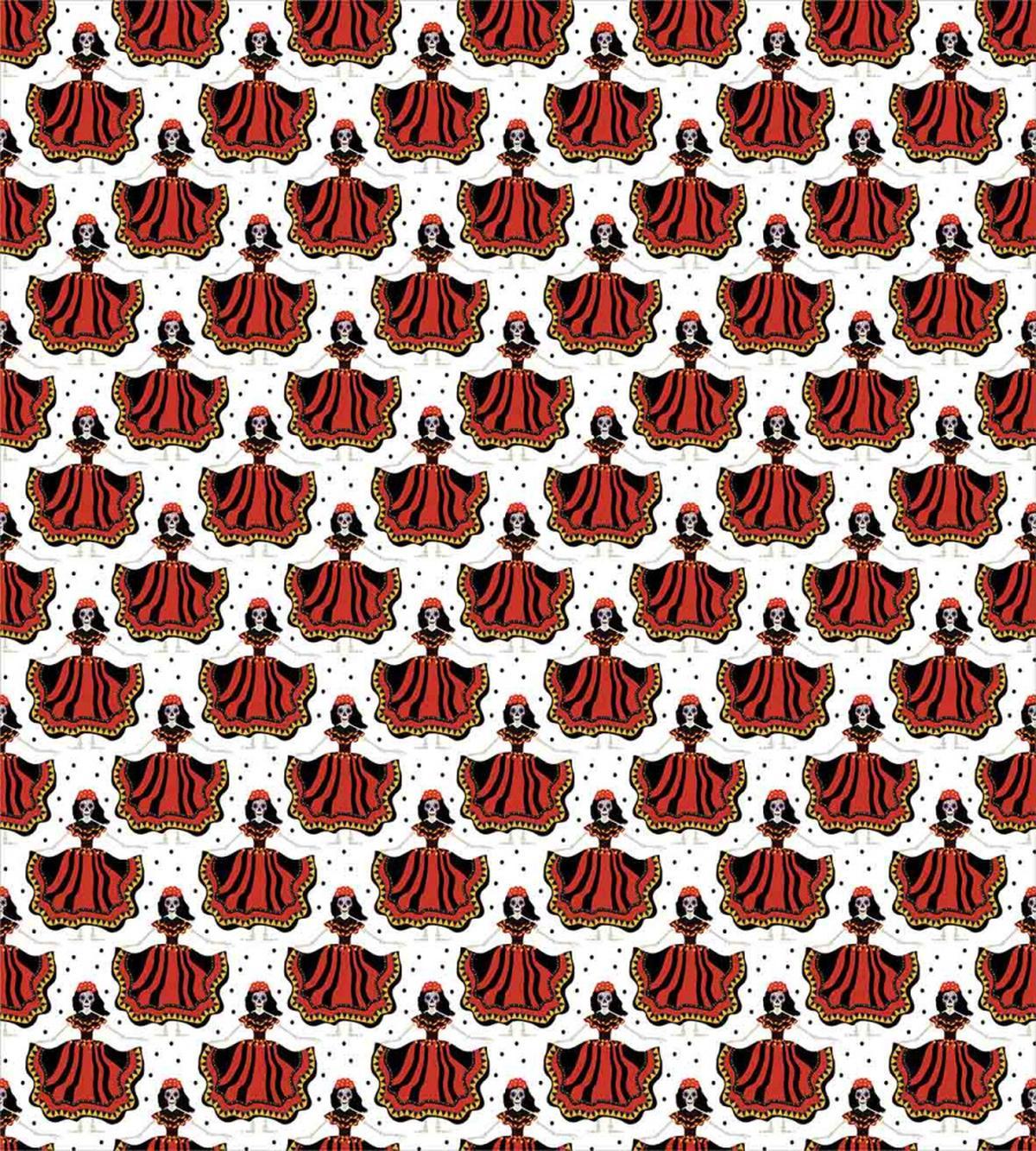Calavera Catrina — Pattern