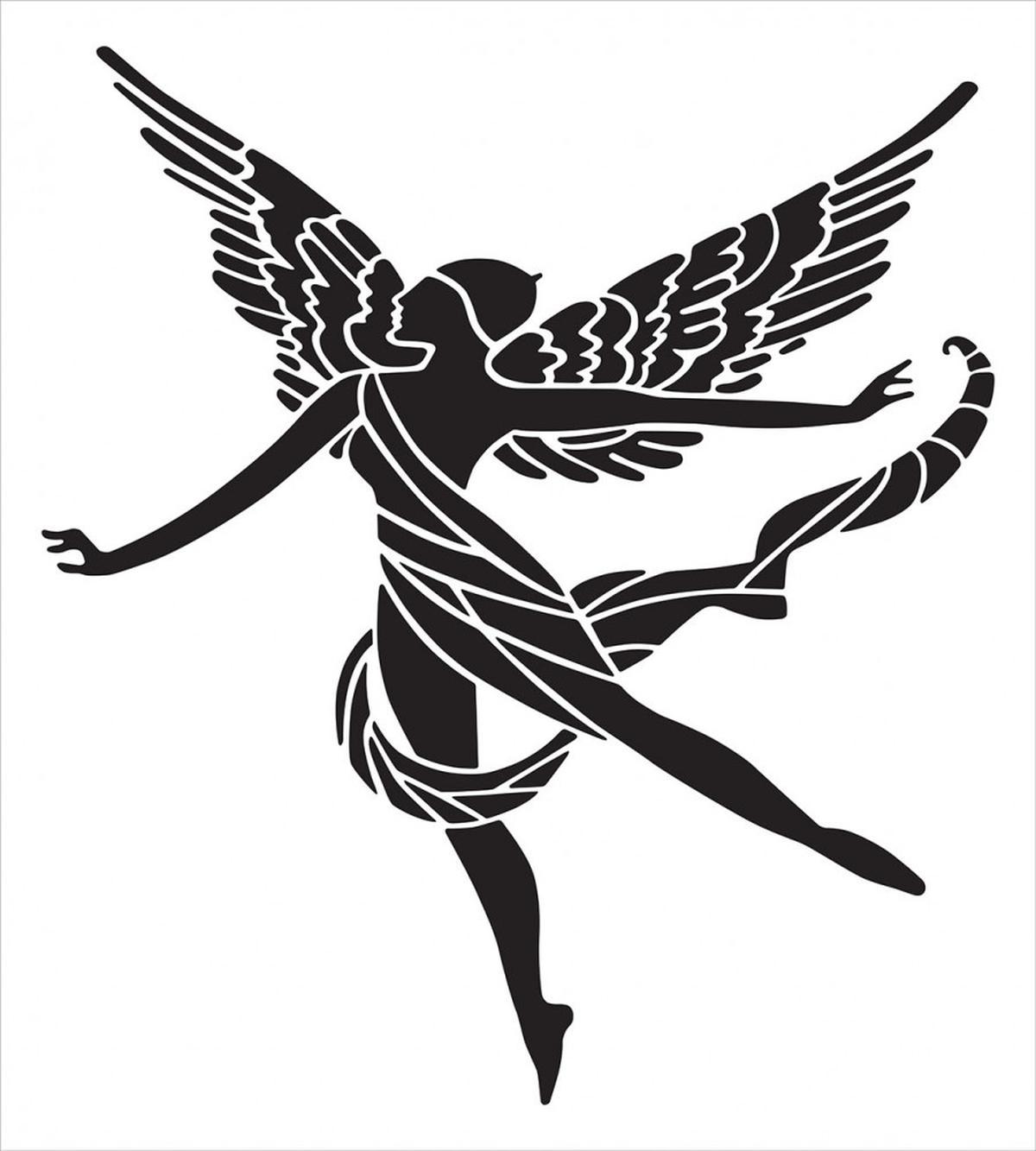 Woman with Wings — Pattern