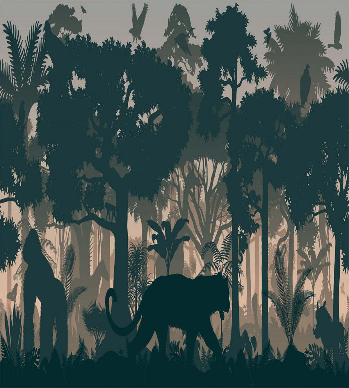 Spooky Forest and Animals — Pattern