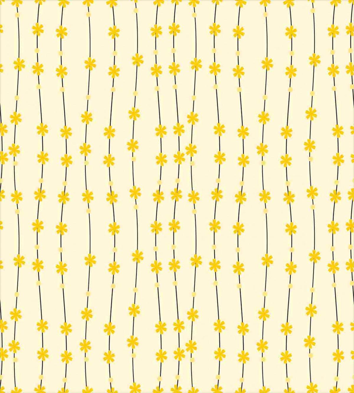 Abstract Little Daffodils — Pattern