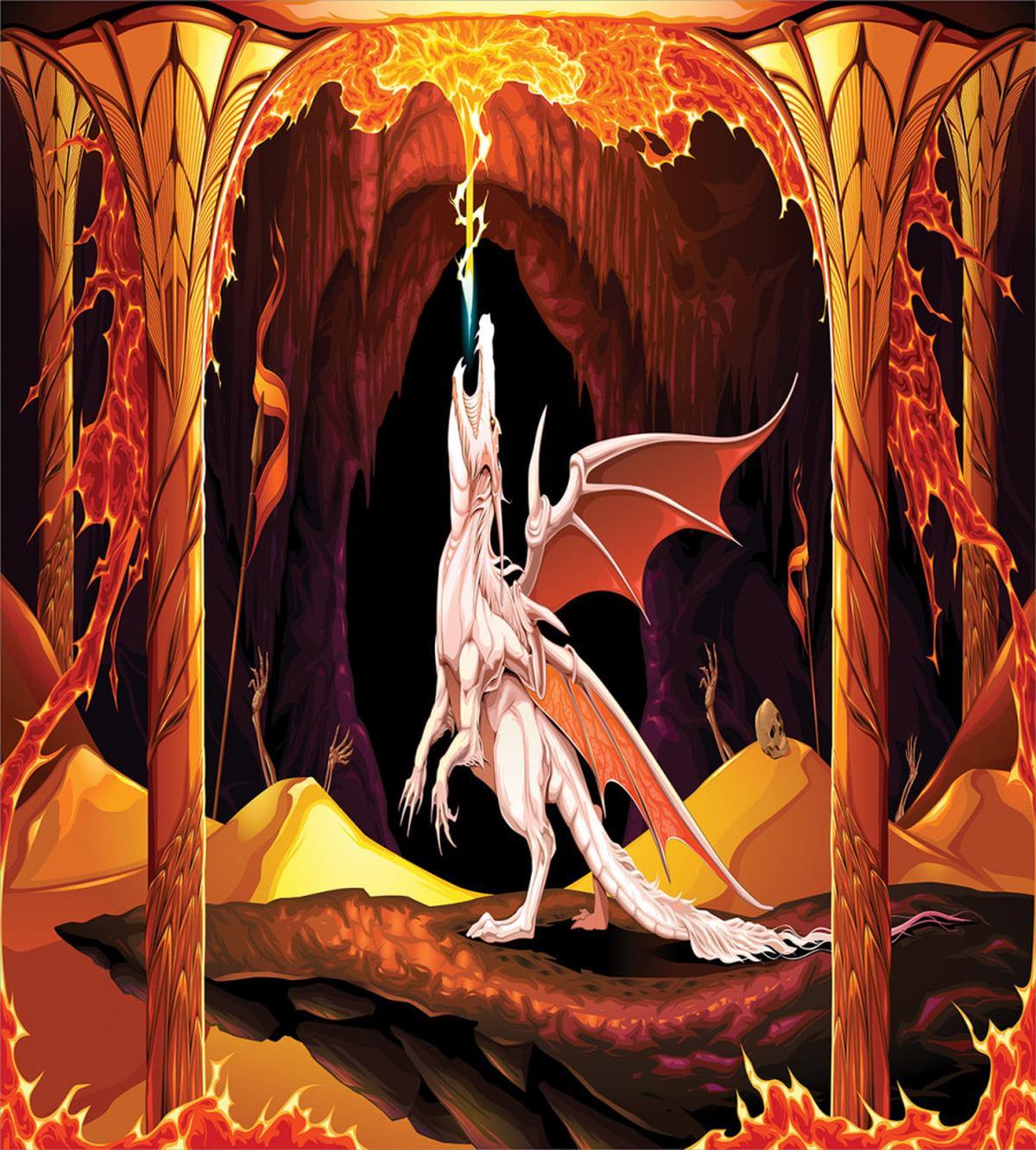 Dangerous Reptile in a Cave — Pattern