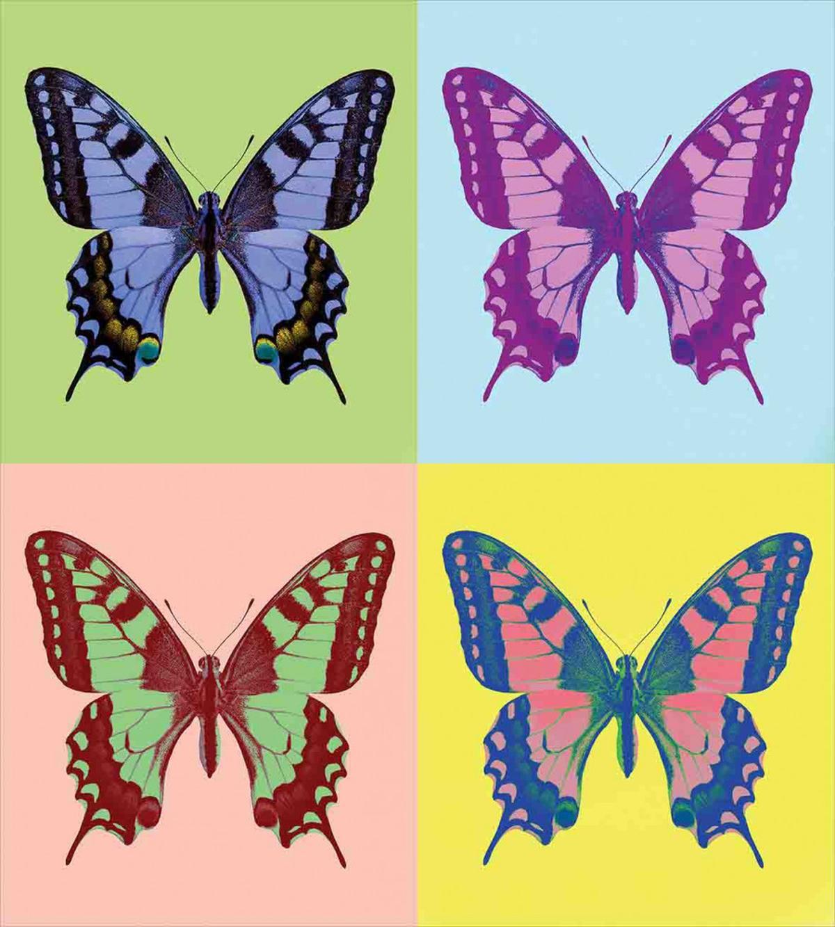 Pop Art Swallowtail — Pattern
