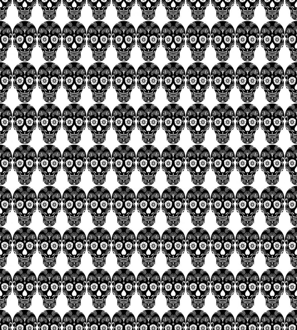 Ornamental Skull Print — Pattern