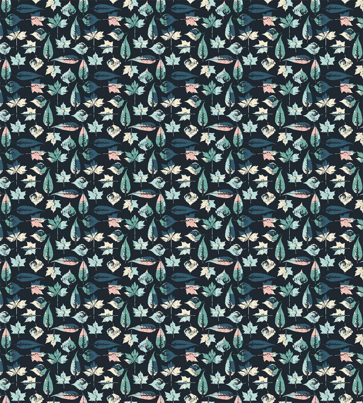 Weathered Pastel Foliage — Pattern