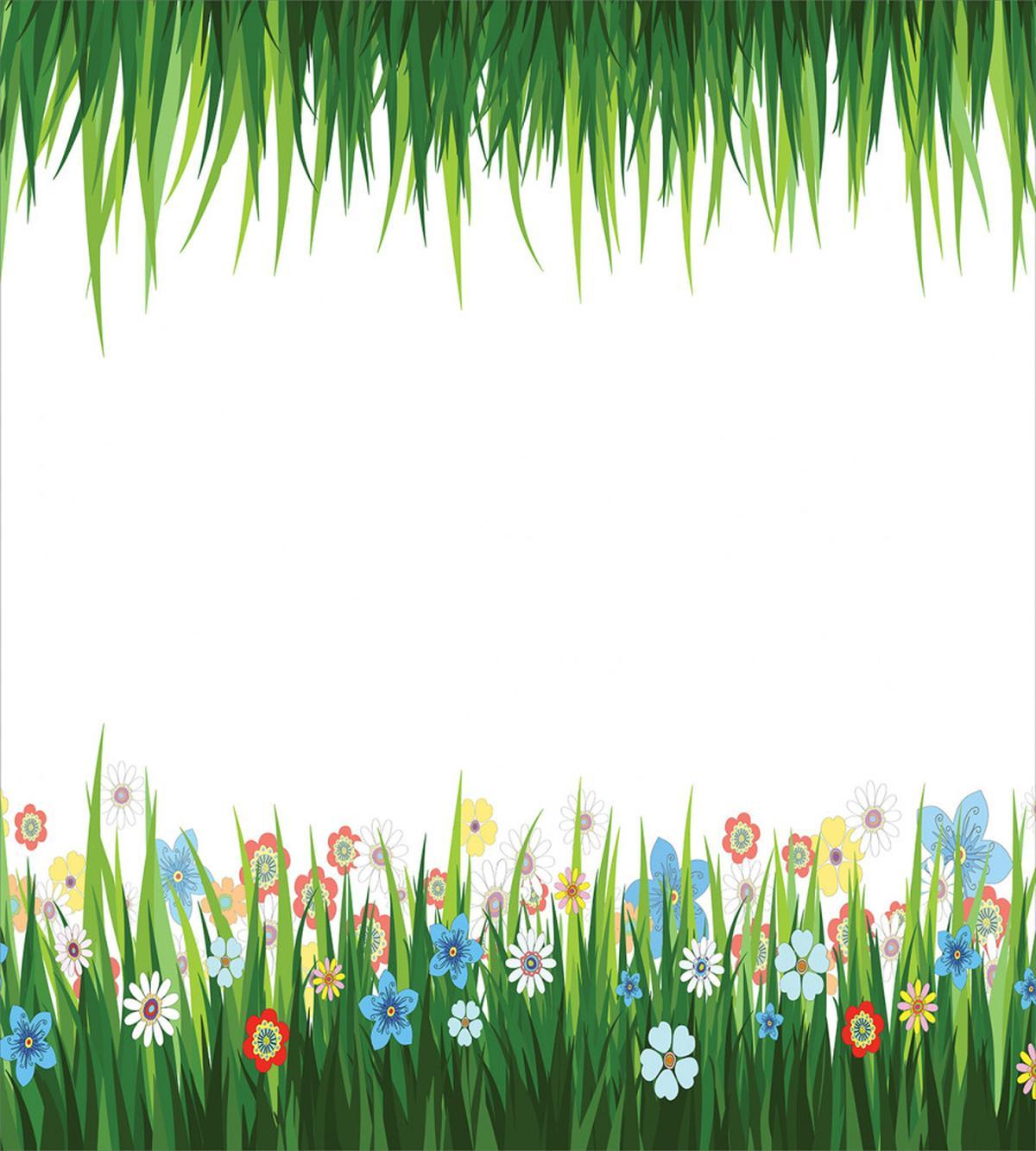 Grass and Flowers — Pattern