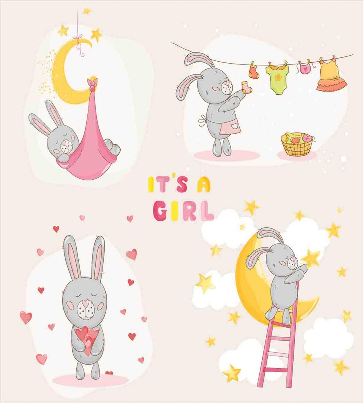 Bunny Baby Love Moon — Pattern