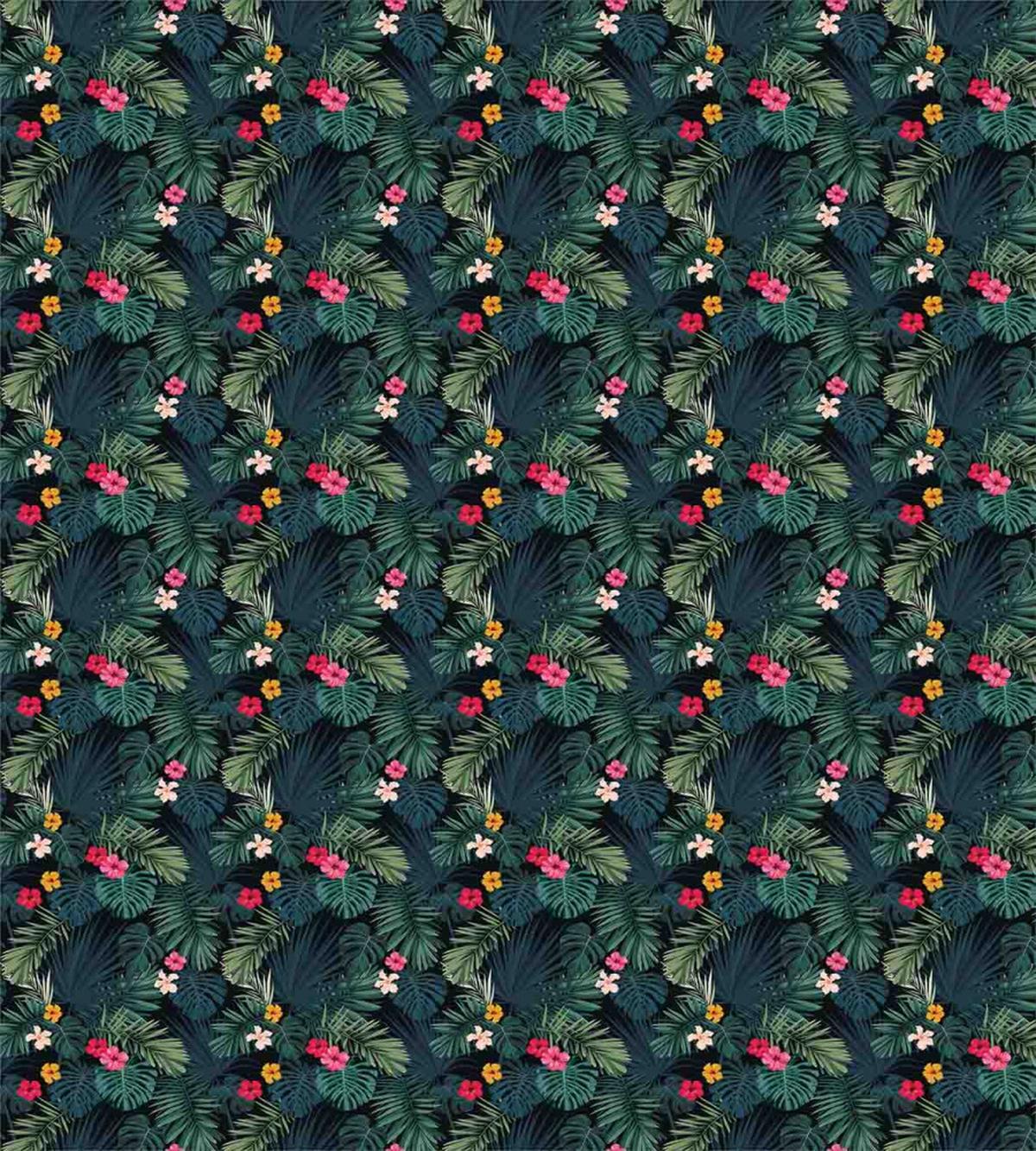 Realistic Rainforest Flora — Pattern