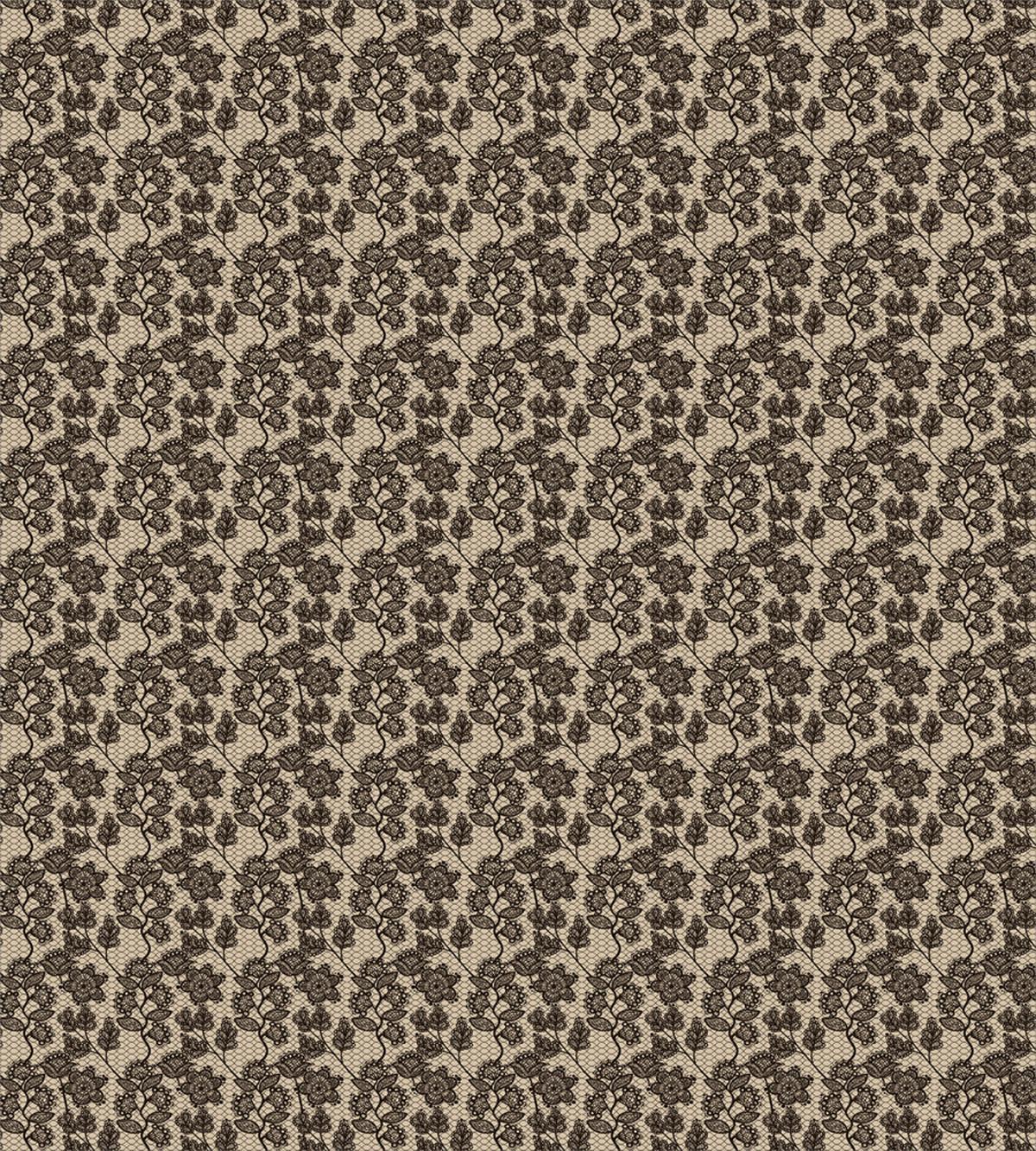 Floral Doodle Leaves — Pattern