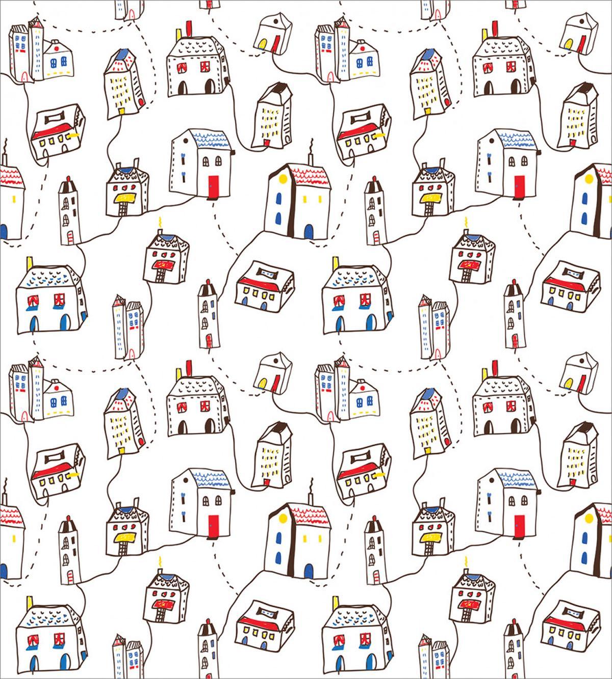 Town with Many Houses — Pattern