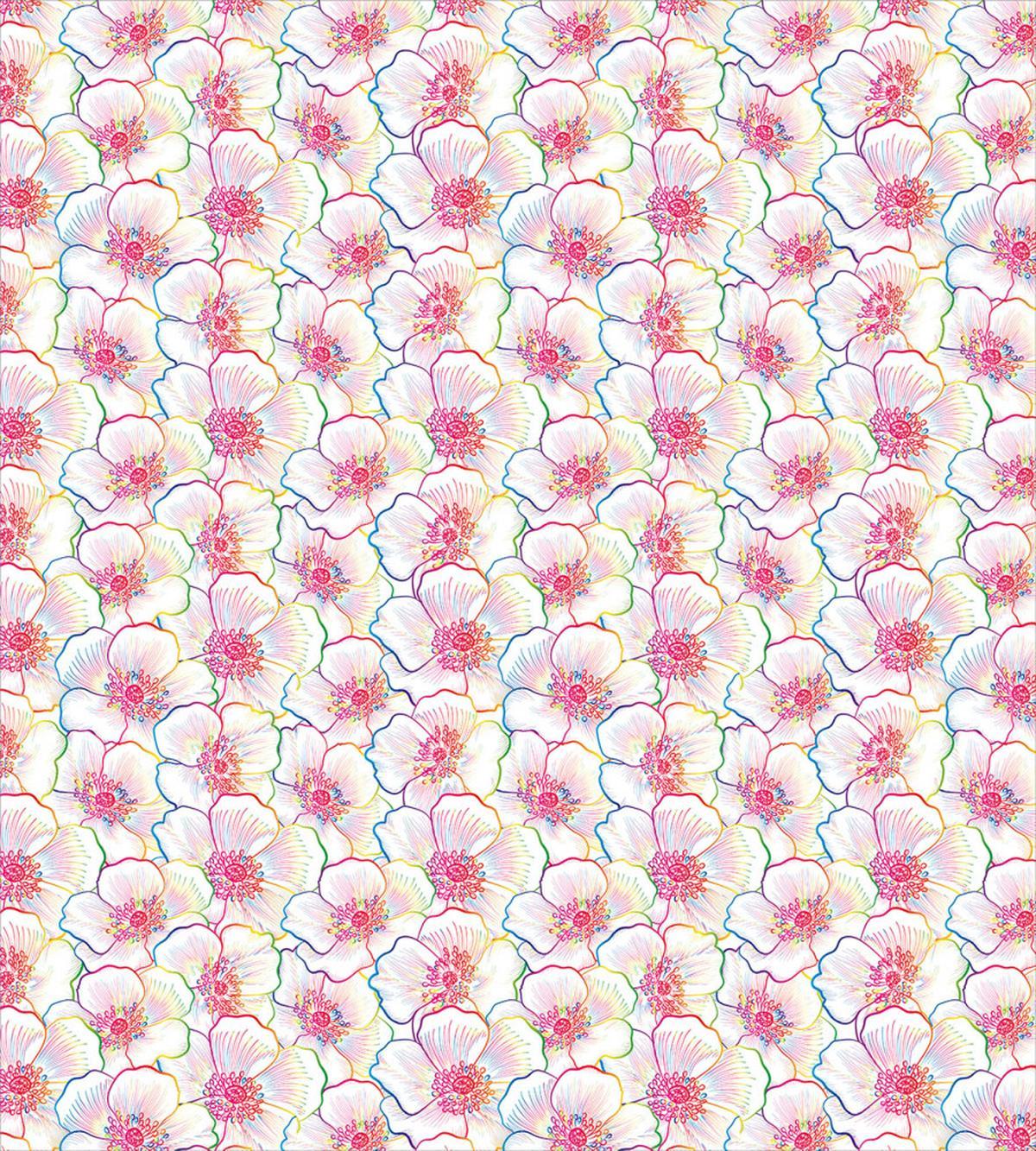 Top View Colorful Flowers — Pattern
