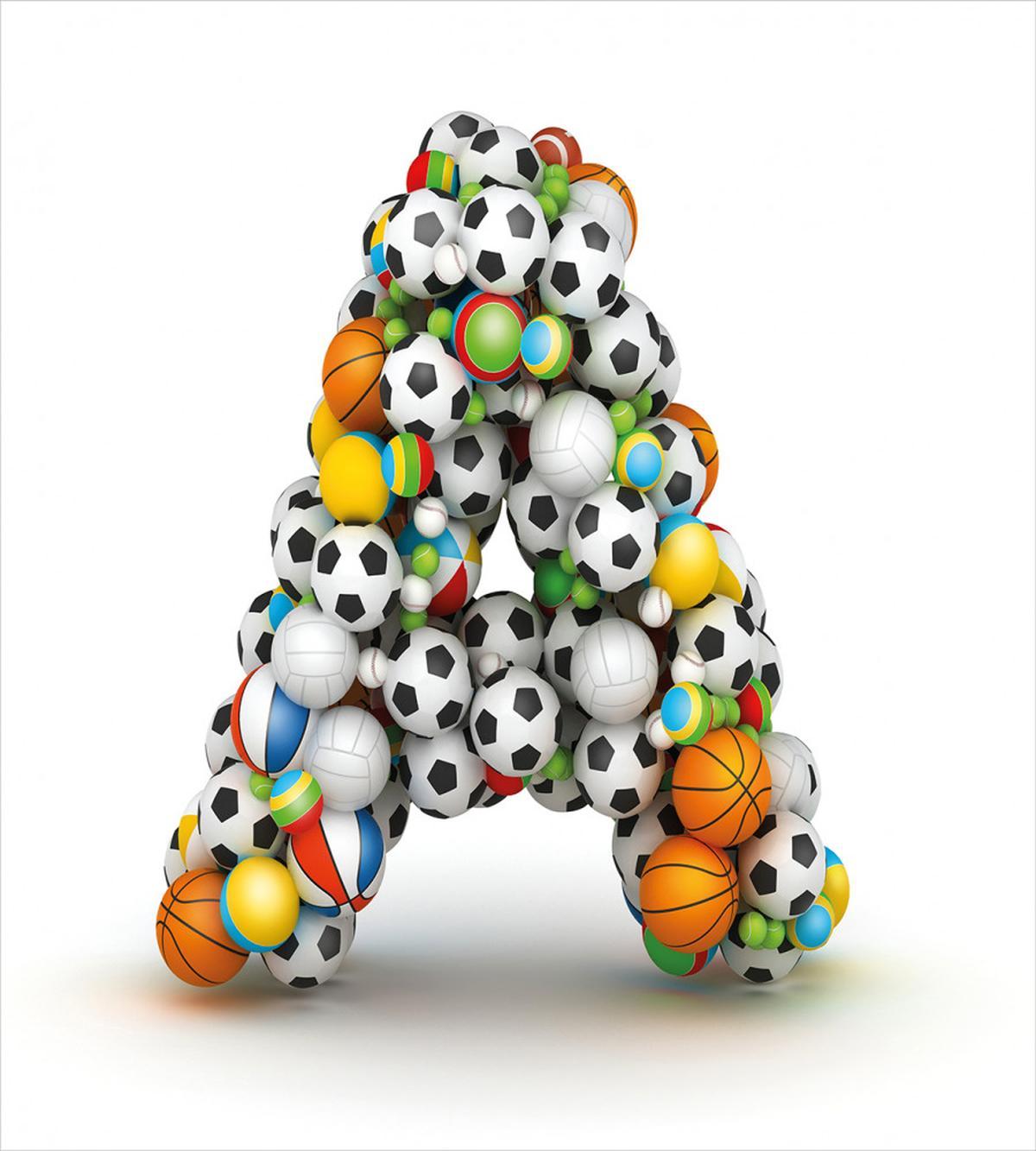 Sports Balls Stacked — Pattern