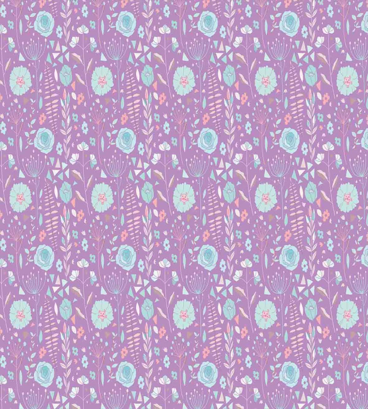 Doodle Flowers Foliage — Pattern