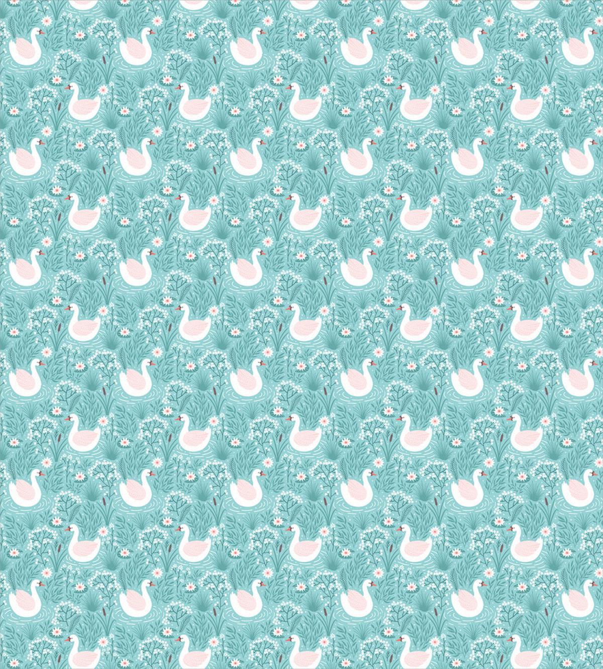 Gracious Flowers Lake Art — Pattern