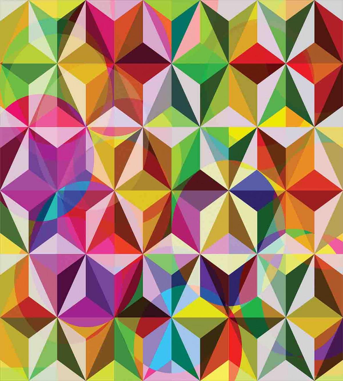 Sixties Rainbow Cubes — Pattern