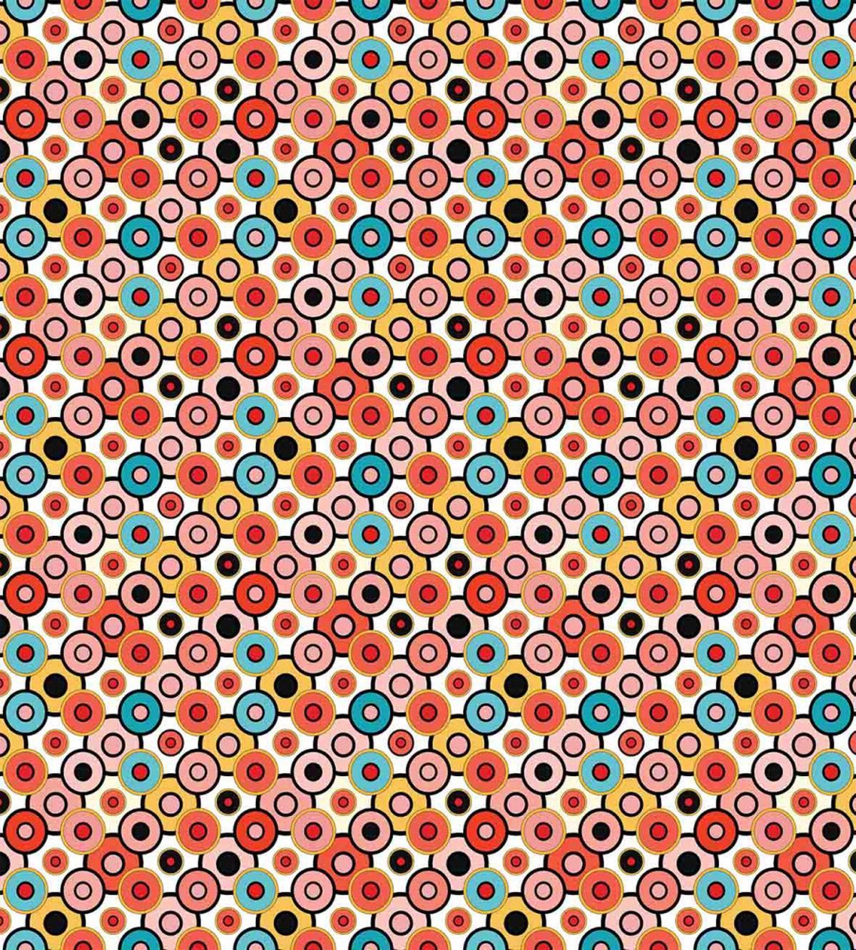 Retro Style Bubbles — Pattern