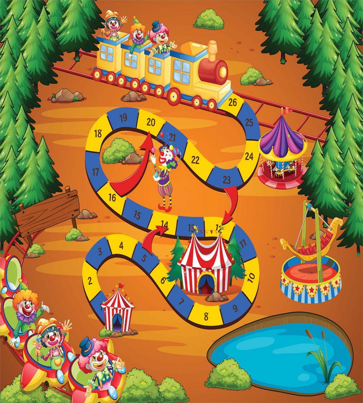 Colorful Clowns — Pattern