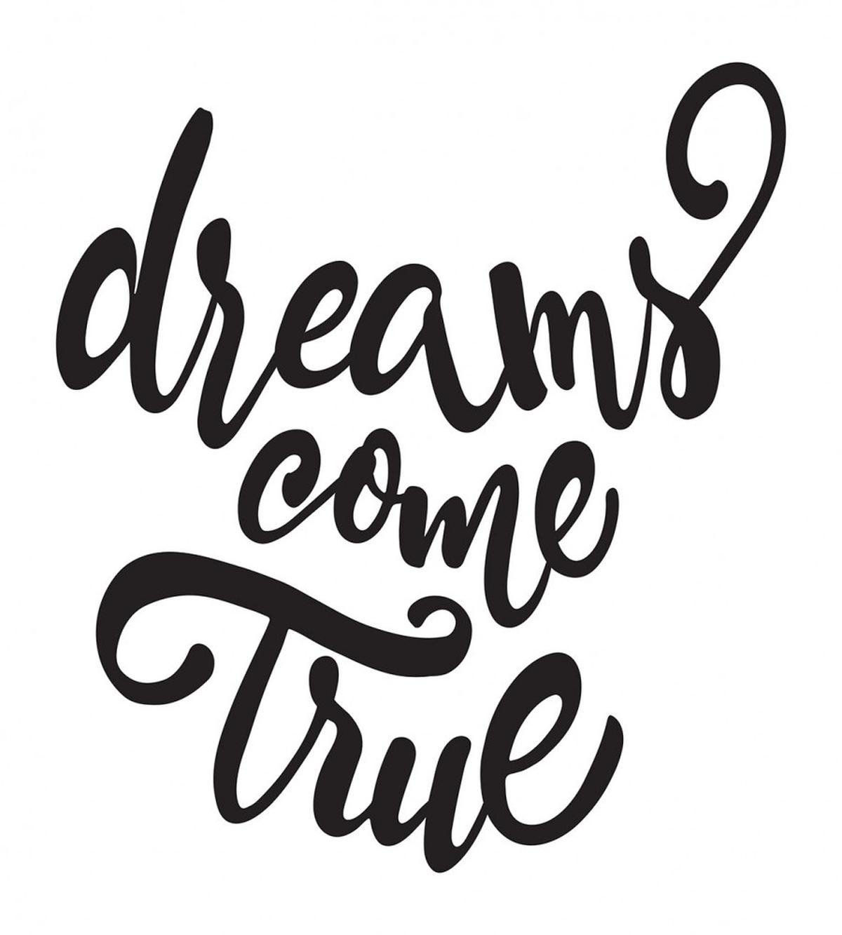 Dreams Come True Lettering — Pattern