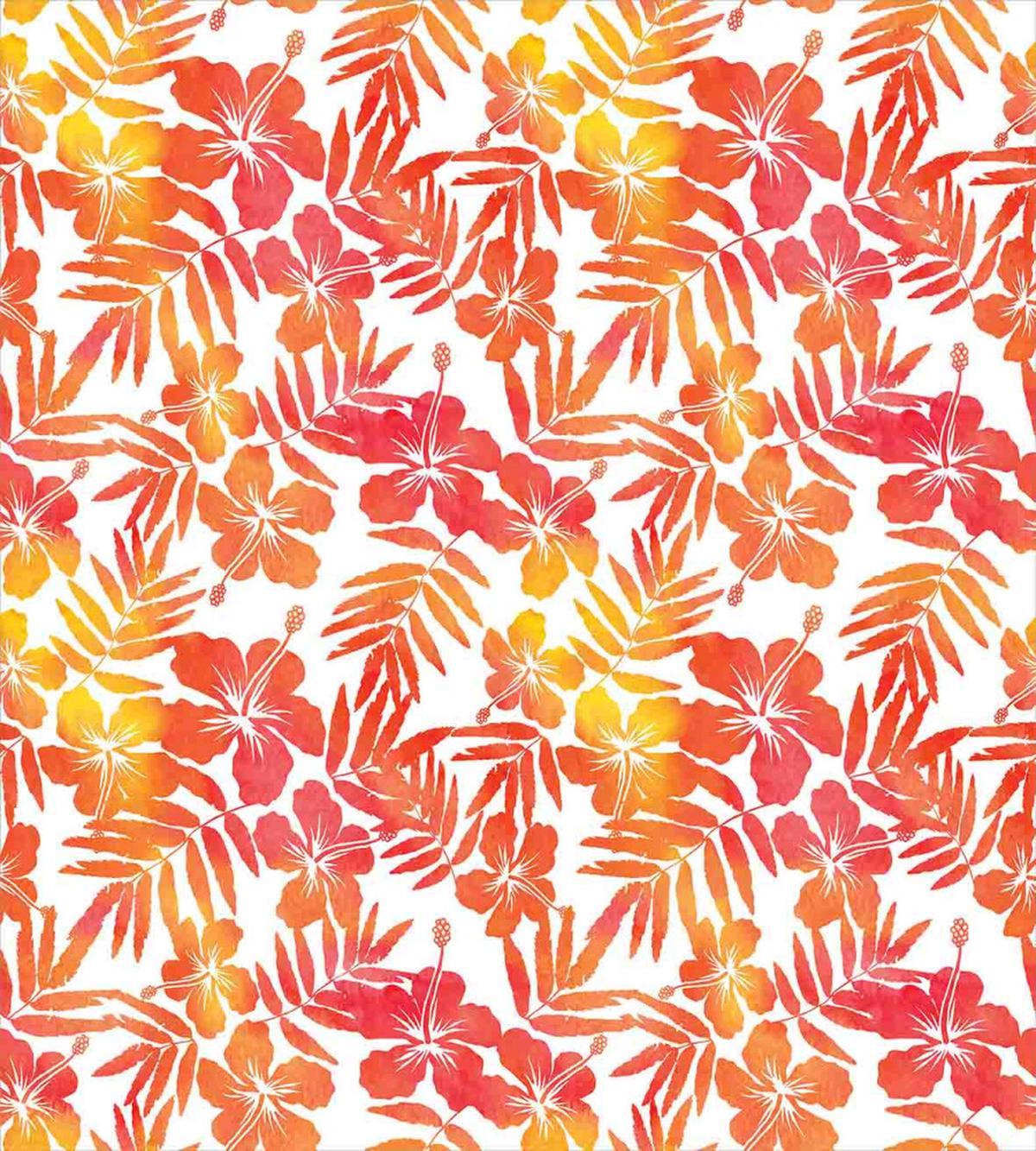 Hibiscus Flowers Art — Pattern